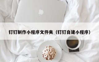 宜昌钉钉制作小程序文件夹（钉钉自建小程序）