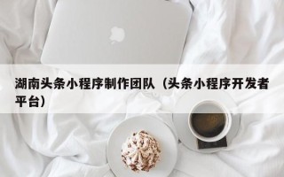 宜昌湖南头条小程序制作团队（头条小程序开发者平台）